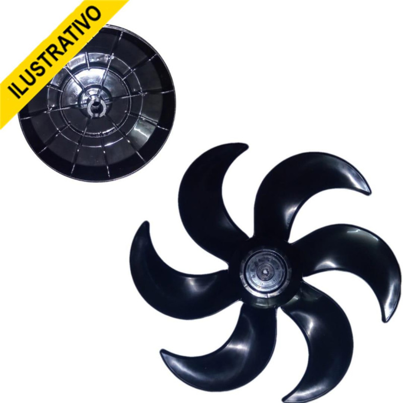 Helice De Ventilador 40cm Mondial/polishop 6pas Premium 1068/1069/1070versatil/6867 Mebrasi Helice De Ventilador 40cm Mondial/polishop 6pas Premium 1068/1069/1070versatil/6867 Mebrasi