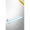 Porta Shampoo Vidro Retangular Incolor 04 Vildrex