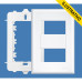 Placa Evidence 4x2 2mod Sep C/sup 2886 Fame