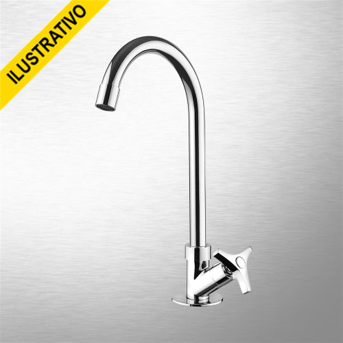 Torneira Cozinha Mesa Movel Alta 1167 C30 Metal Way Lorenzetti