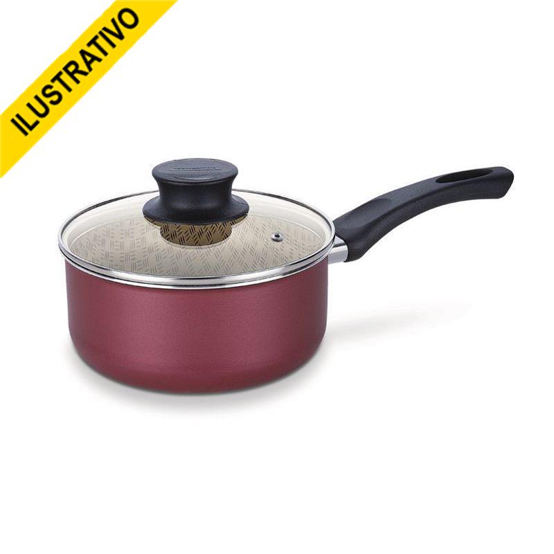 Panela 16 1,5l Antiaderente Paris Vermelha 20525/716/28525/716 Tramontina