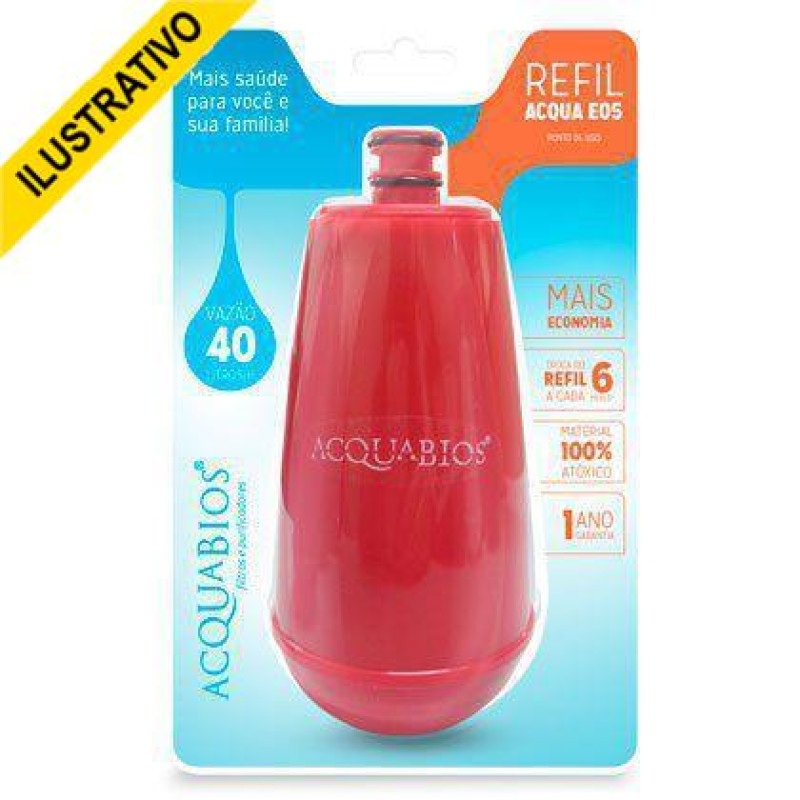 Refil Acqua Vermelho E05 1007-0003 Acquabios