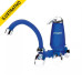 Torneira Filtro Parede Movel Alta Azul+cromada Abs/azul+cromado Abs Volante Redondo Mvs Acquabios 
