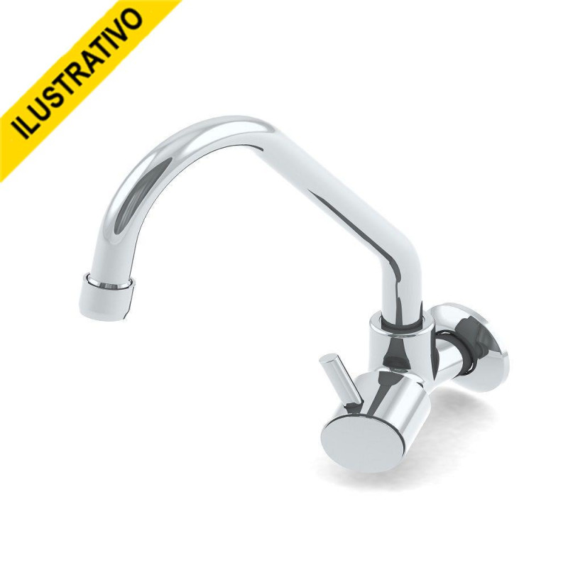 Torneira Cozinha Parede Movel Alta 1167 1/4 Mista 21008 Real Torneira Cozinha Parede Movel Alta 1167 1/4 Mista 21008 Real