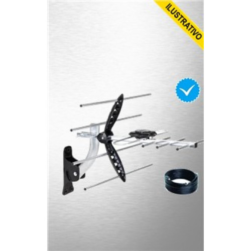 Antena Externa C/mastro+cabo Uhf/hdtv Digital Ae 5010/ae 3010 Intelbras