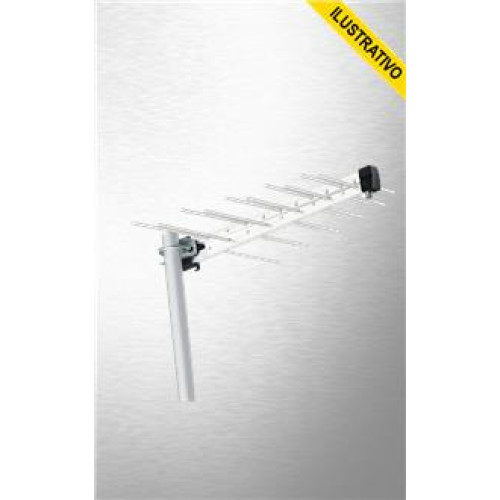 Antena Externa Uhf/ Vhf/ Fm Digital 20 Elementos Lte2017s Brasforma