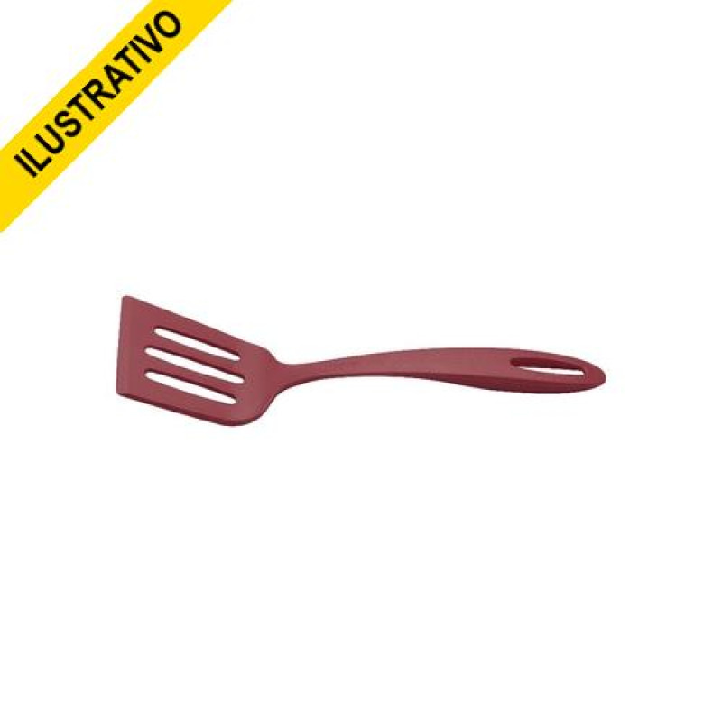 Espatula Nylon Furada Ability Vermelha 25155/170 Tramontina