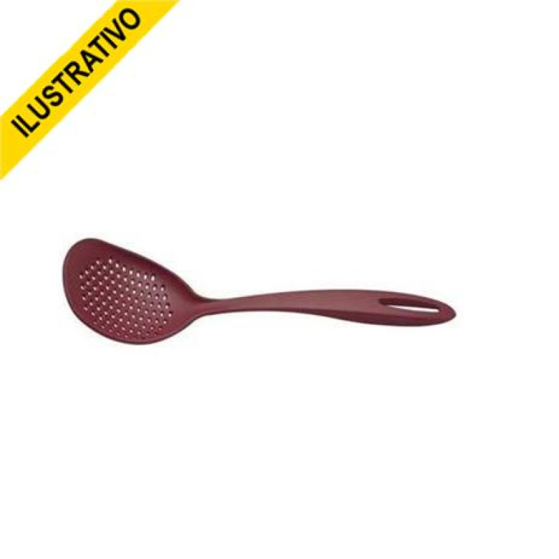Escumadeira Nylon Ability Vermelha 25158/170 Tramontina