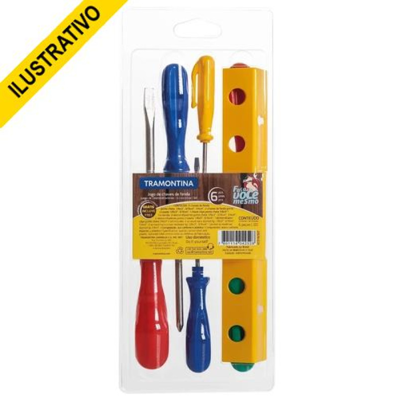 Kit Ferramentas 6pcs 41516/507 Tramontina