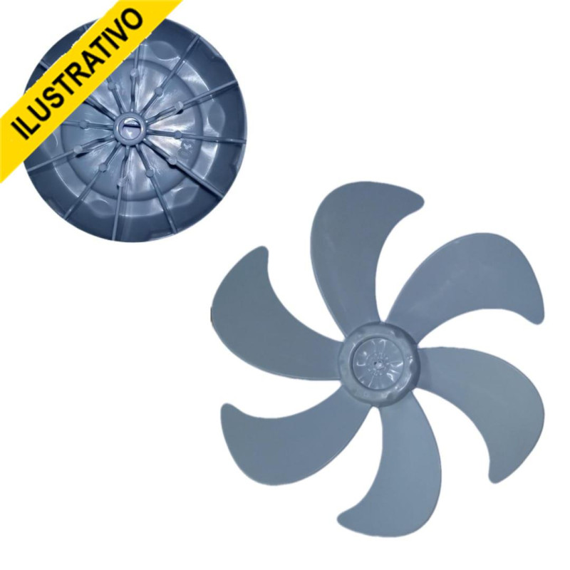 Helice De Ventilador 40cm Philco/britania 6 Pas 1/2 Lua 21046 Versatil Helice De Ventilador 40cm Philco/britania 6 Pas 1/2 Lua 21046 Versatil