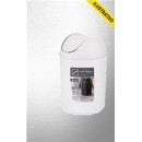 Lixeira Banheiro Basculante Plastica Branca 05,0l 5083 Arthi