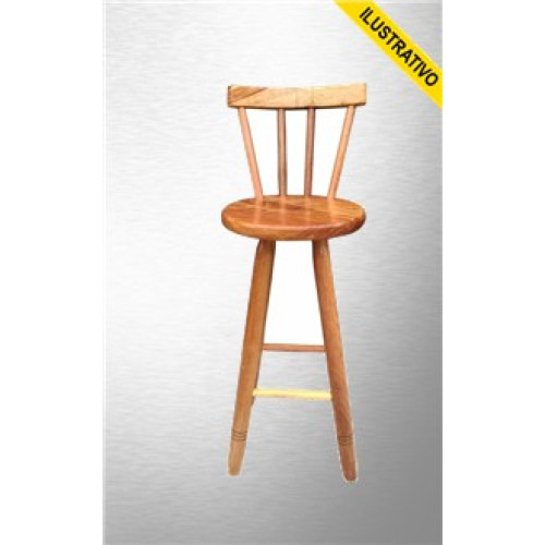 Banco Madeira C/ Encosto Grande