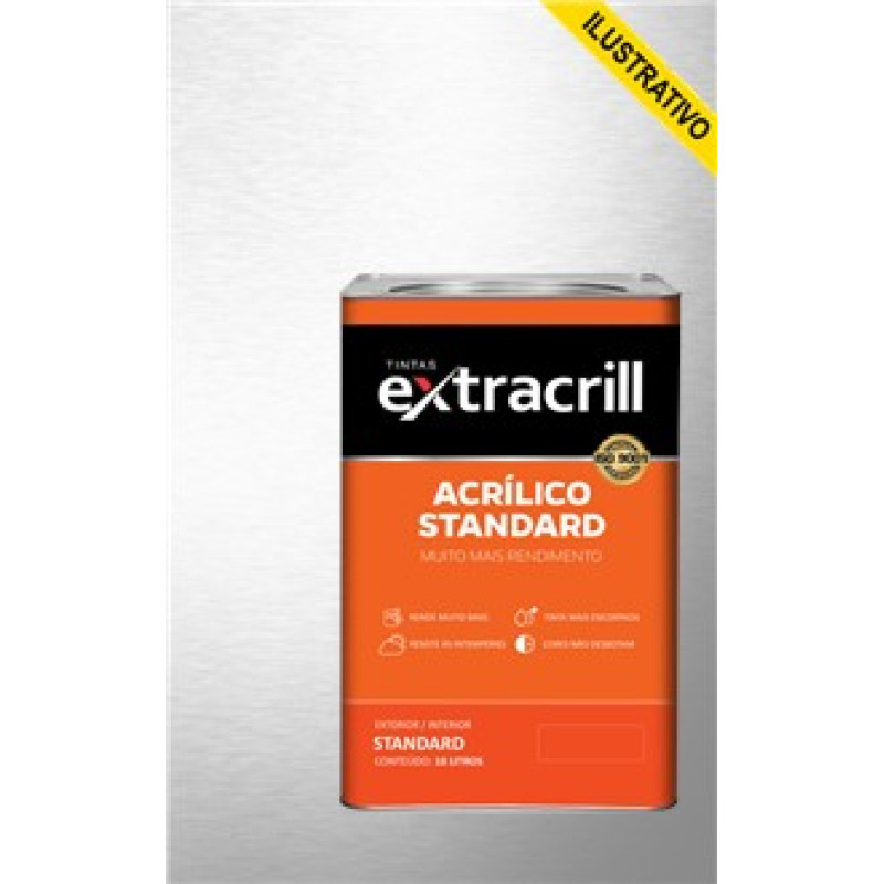 Tinta Acrilica Standard Exterior Lata 18l Branco Neve Multimarcas