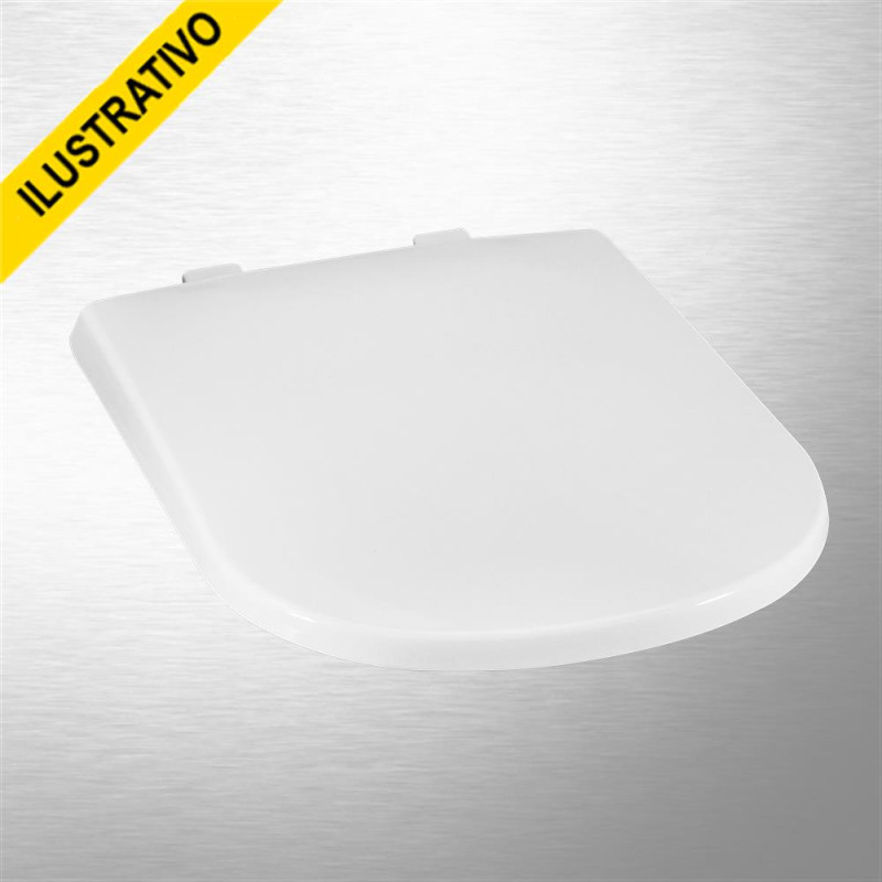 Assento Sabatine Plastico Soft Close Branco Lorenzetti Assento Sabatine Plastico Soft Close Branco Lorenzetti