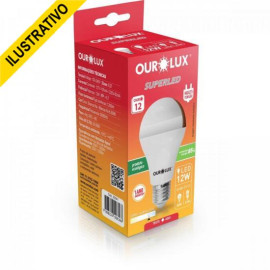 Lampada Led Bulbo 6500k 1080lm 12w Biv 20040/41/42/43 Ourolux