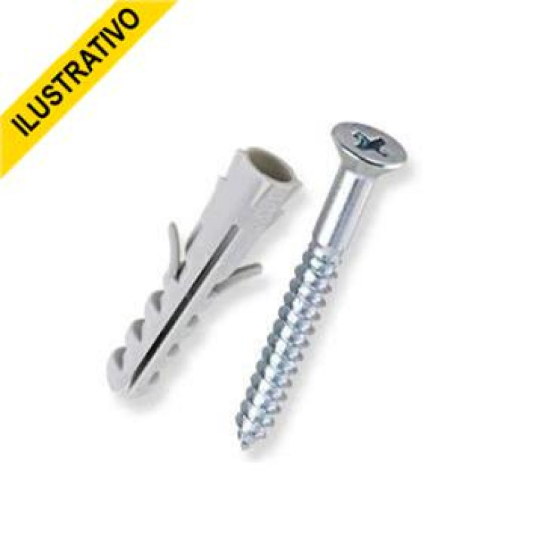 Parafuso Cabeca Panela 4,8x50+bucha 08 C/3 Lbp-8 Ap Trifixi Parafuso Cabeca Panela 4,8x50+bucha 08 C/3 Lbp-8 Ap Trifixi