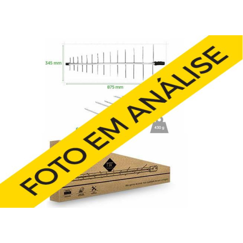 Antena Externa Uhf/hdtv 28 Elementos Multimarcas
