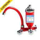 Torneira Filtro Parede Movel Alta Vermelha+cromada Abs/vermelha+cromado Abs Volante Redondo 1/4 Injetplast