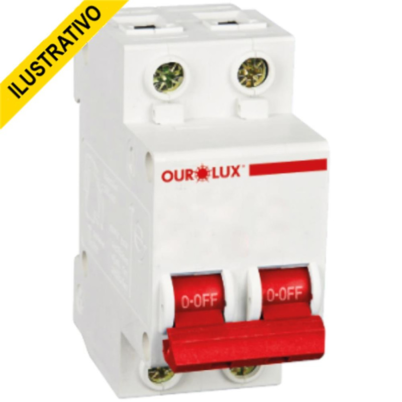 Disjuntor Din Bipolar 016a Curva C 26067 Ourolux Disjuntor Din Bipolar 016a Curva C 26067 Ourolux