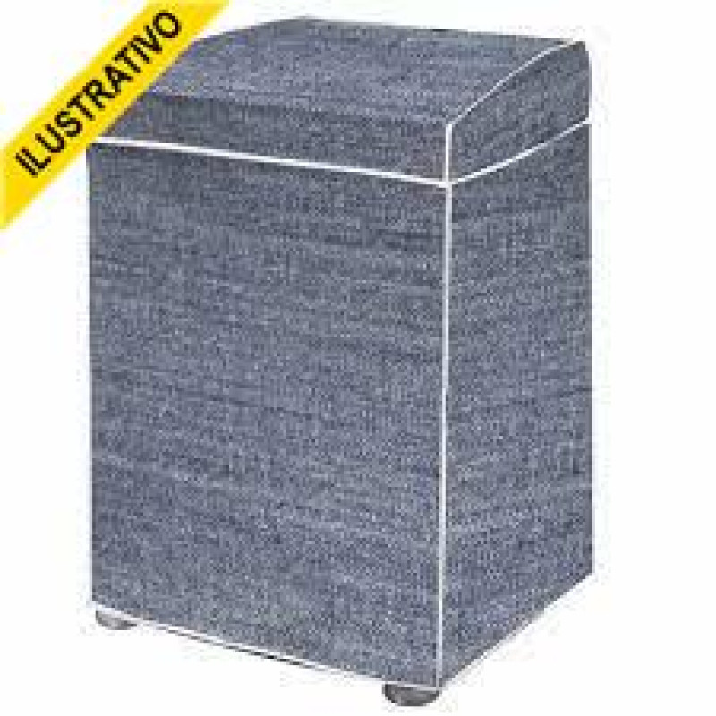 Capa Maquina De Lavar Forrada G (electrolux 12-15kg, Ge 10-15kg) Jeans 1426 Vida Pratika Capa Maquina De Lavar Forrada G (electrolux 12-15kg, Ge 10-15kg) Jeans 1426 Vida Pratika