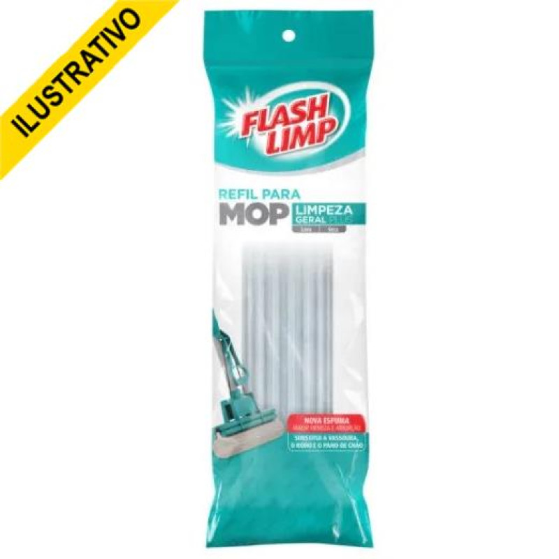Refil P/esfregao Mop Limpeza Geral Plus Rmop7671 Euro