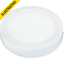 Painel Led Branco 22 Redondo Sobrepor Metal 18w 6500k 15070116 Taschibra