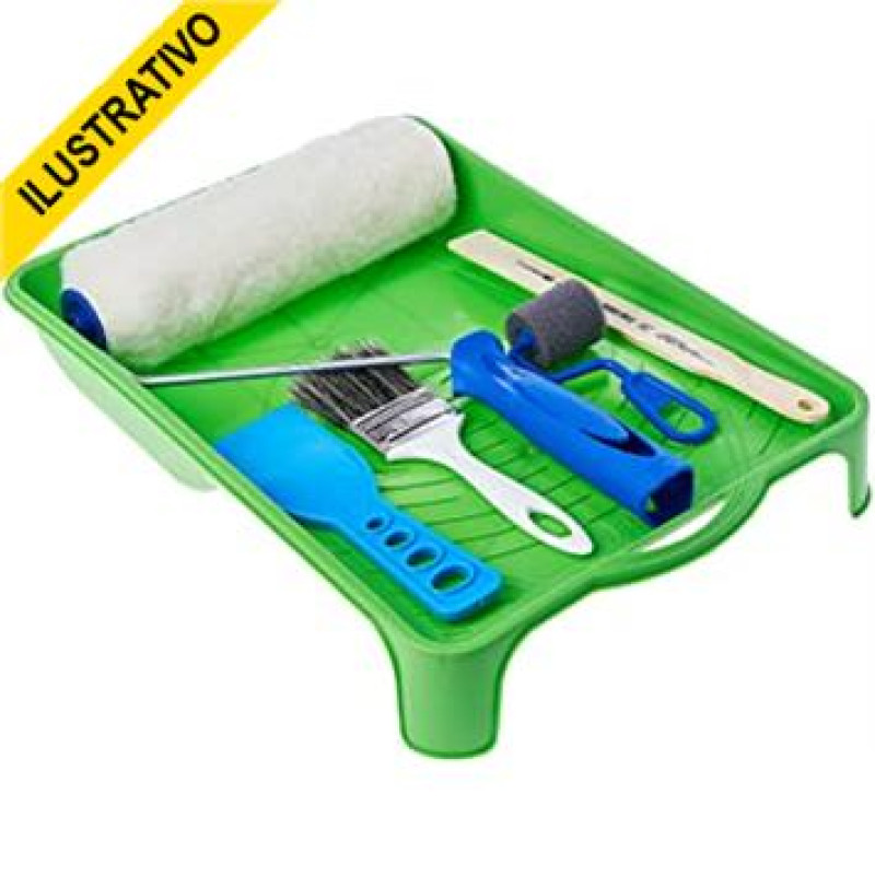 Kit P/pintura Multiuso 7pcs 1522 Tigre