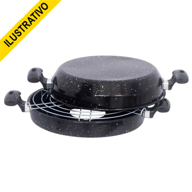 Churrasqueira Fogao Esmaltado Pt 30 Multigrill 9216 Metalsilva Churrasqueira Fogao Esmaltado Pt 30 Multigrill 9216 Metalsilva