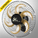 Ventilador Parede 40cm Free Grade Aco Preto Ventidelta