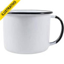 Canecao Esmaltado 12 Branco 2148 Metalsilva