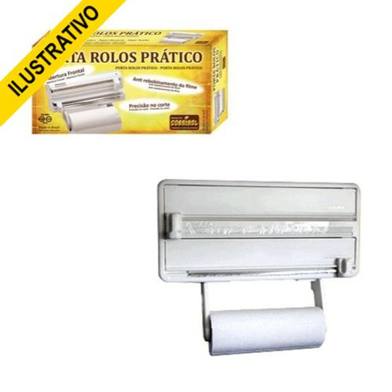 Porta Rolo Pratico 3x1 Br 211.541 Cobrirel