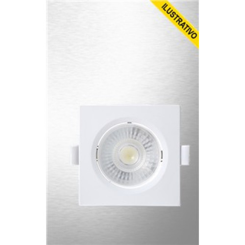 Spot Embutir Led Quadrado Alltop Mr11 3w 6500k 15090192 Taschibra