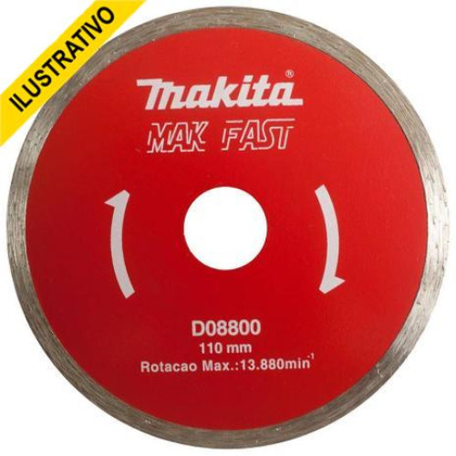Disco Corte Porcelanato/ceramica Diamantado Continuo(liso) Agua 110mmx20mm D08800 Makita