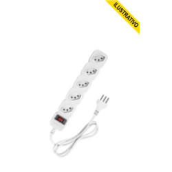 Filtro Linha 05 Tomadas Epe205 Intelbras