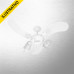 Ventilador Teto New Spot Delta 3p Branco 127v Ventidelta