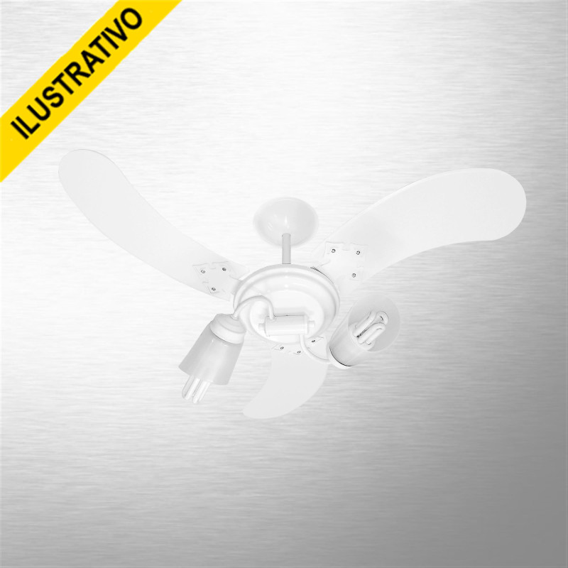 Ventilador Teto New Spot Delta 3p Branco 127v Ventidelta Ventilador Teto New Spot Delta 3p Branco 127v Ventidelta