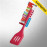 Espatula Vazada Silicone Vermelha Sil2850-vm Euro