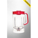 Copo Liquidificador Mondial Turbo L850/900 Sangel Tampa Vermelha 9341mebrasi/mm1809 Versatil