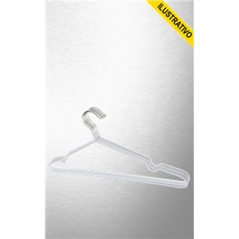 Cabide Roupa Soft Touch C/6 Branco 6154 Mor