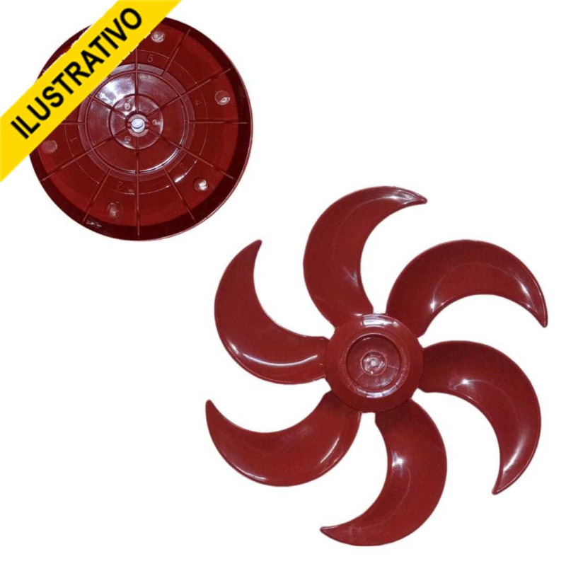 Helice De Ventilador 50cm Mondial/polishop 6 Pas Vt51 1078/1089 Versatil Helice De Ventilador 50cm Mondial/polishop 6 Pas Vt51 1078/1089 Versatil