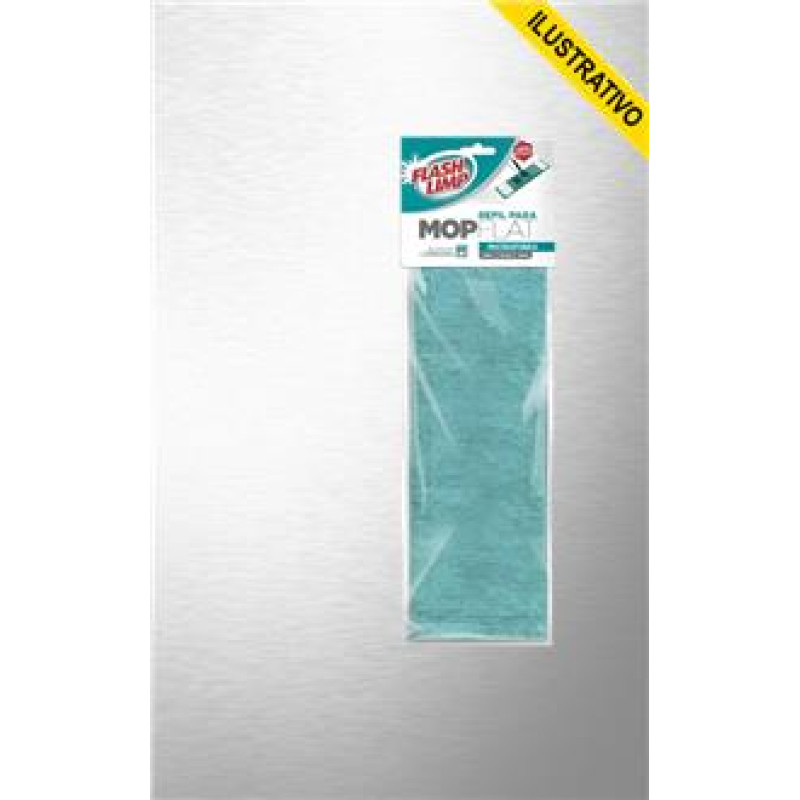Refil P/esfregao Mop Flat Microfibra Rm0 P7657 Euro
