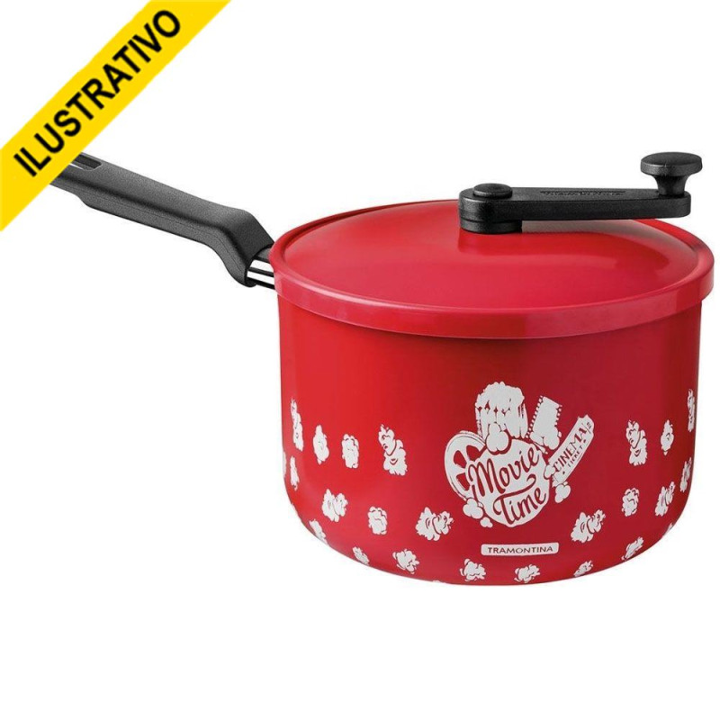 Pipoqueira 20 3,5l Antiaderente Vermelha Loreto 20387/720 Tramontina