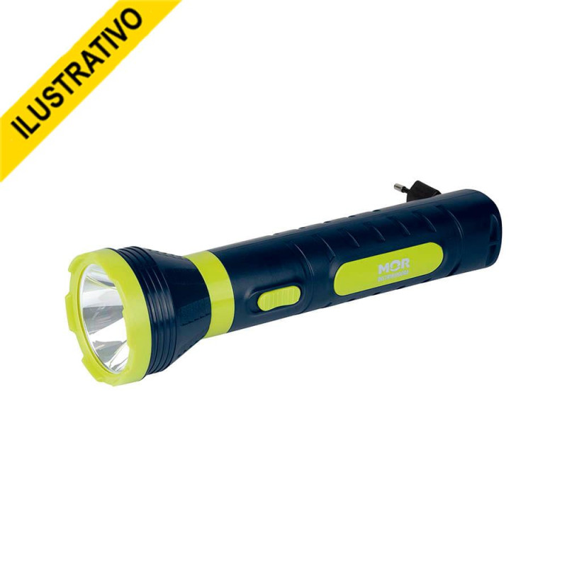 Lanterna Recar 3w Led 140 Lumens 9182 Mor