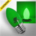 Lampada Led Vela Verde 1w Multimarcas