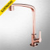 Torneira Cozinha Mesa Movel Alta 1167 F71 Abs Rose Gold Fortti Lorenzetti