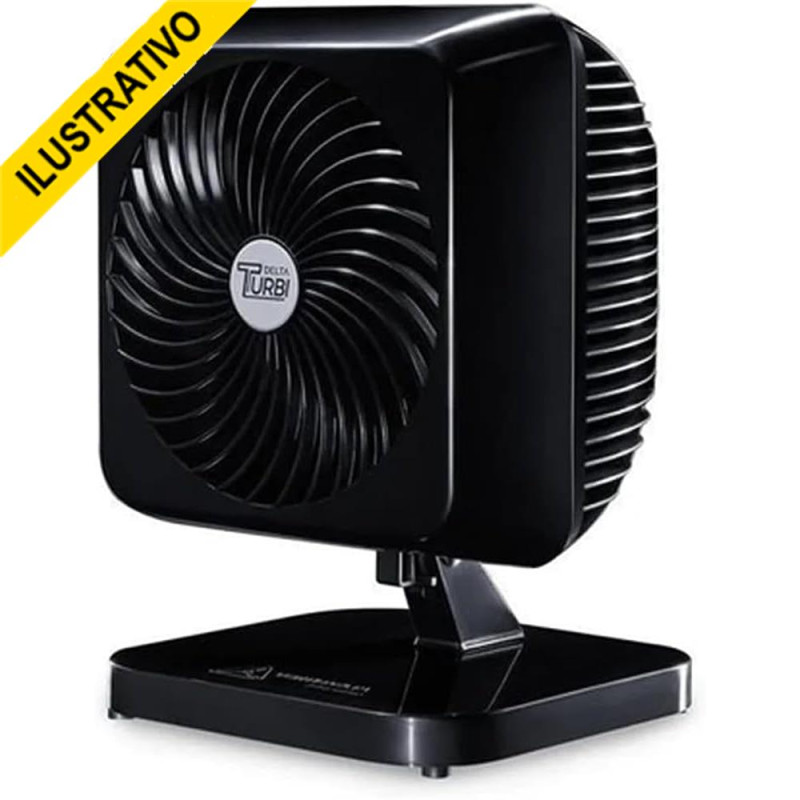 Ventilador Mesa Turbi Preto Ventidelta 127v