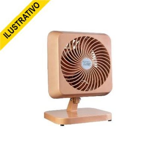 Ventilador Mesa Turbi Rosa (nude) Ventidelta 127v