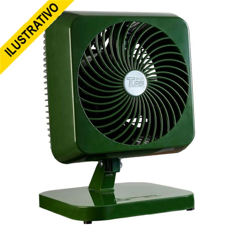 Ventilador Mesa Turbi Verde Ventidelta 127v