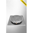 Grelha Quadrada 10x10 S/castilho Inox Click-up 020440 Egaplast