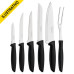 Conjunto Facas Plenus 6pcs Preto 23498/051 Tramontina